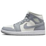Air Jordan 1 Mid Stealth Naiste Tossud Hall Valge BQ6472-115 36.5