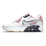 Nike Air Max 90 Nahast SE GS Valge Roosa Glasuur Laste Tossud DB0472-100 35.5