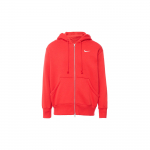 Nike Phoenix Fleece Hiina uusaasta kollektsioon FW23 T&otilde;mblukuga pusa fliisvoodriga Naiste topid &Uuml;likoolipunane DQ5759-657 S