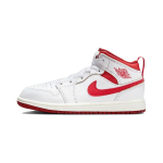 Air Jordan 1 Mid SE PS Valge Liivpunane Laste tossud Lobster Sail Vachetta-Tan FJ3467-160 35 white