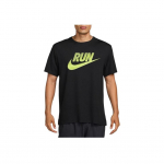 Nike Miler FW24 AS M NK Run Energy Vabaaja Mugav Pehme L&uuml;hikeste Varrukatega T-s&auml;rk Meeste Topid Must HJ3565-010 L