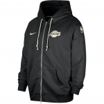 Nike Dri-FIT Standard Issue Los Angeles Lakersi logo Kiiresti kuivav lukuga kapuutsiga puseroog Meeste kapuutsid Must FQ3408-010 L