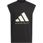 Adidas Korvpall SS25 Moodne L&otilde;tv Spordi &Uuml;mmarguse Kaelusega Varrukateta T-s&auml;rk Unisex Topid JX5586 XL