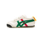 Onitsuka Tiger Mexico 66 Ts Mugavad Mitmek&uuml;lgsed Libisemiskindlad Vastupidavad Madalad Spordiketsid Beebiketsid Valge Roheline 1184A054-200 19.5 white