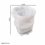 1 tk 3D suur seenemaja k&uuml;&uuml;nlavorm k&auml;sitsi valmistatud l&otilde;hnak&uuml;&uuml;nal DIY aroomiteraapia kipsist kaunistus vaik seen tilgakujuline geelvorm