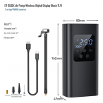 Kompakt elektriline juhtmevaba jalgratta- ja auto rehvipump