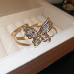 2025 Luksuslik kullaga kaetud teemantkirjaga k&auml;ev&otilde;ru: Mitmek&uuml;lgne ja elegantne naiste ehe