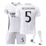 2425 Real Madridi kampsunid, spordimeeskonna vormiriietuse komplekt, jalgpalli treeningkost&uuml;&uuml;mi komplekt S