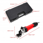 690W Punane Elektriline Karval&otilde;ikusmasin Lemmiklooma Lammaste L&otilde;ikus Alpaka Kitse Farmi Villal&otilde;ikur Trimmer