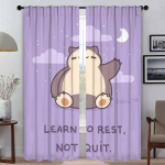 Pocket Monsters Halloweeni dekoratsioon pimendav kardin tuppa 2 paneeliga vahesein elegantne toakardin varjund t&uuml;ll magamistuppa W50xH70cmx2pcs-CL