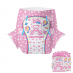 CutiePlusU T&auml;iskasvanute M&auml;hkmete Komplekt (2-pakk), Unisex uriinipidamatuse p&uuml;ksid siltidega, v&auml;ga imavad, kuiva pinnaga - Sissy Baby (M, 71&ndash;96 cm)