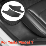 Paar Tagumiste Uste L&auml;vekaitsmeid Tesla Model Y jaoks ABS Sisemine Kaitseliistu Kate Trimmis Auto Mustusevastane Kaitseraud Tere tulemast Pedaal Kick Pad CHINA