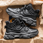 Meeste saapad 2024 Uued Talvised Sussid Soojad Meeste Kingad Veekindlad Libisemiskindlad Pl&uuml;&uuml;sist Tennised Mehelikud tenis kingad Saapad Meeste Tennised Talv 44