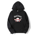 Outlaws MC Klubi dressipluusid Suvised Kulunud V&auml;litingimustes Reguleeritavad Puuvillased MC dressipluusid L black