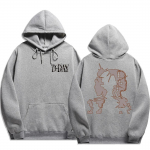 Kpop Agust D D-DAY USA soolotuuri kapuutsiga kampsun pikkade varrukatega teemantmantel puuvillane Y2K &uuml;le suurusega pullover paaride dressipluus S