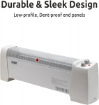 1500W liistk&uuml;ttekeha termostaadi, &uuml;lekuumenemiskaitse ja kallutusl&uuml;litiga, CZ600 United States