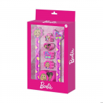 Pack Stylo Gel + Crayon &Eacute;terne - Barbie Mix - Rose - Taille Unique roosa