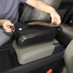 For Land Rover Defender 90 110 130 -2023 ABS S&uuml;sinikkiust auto k&auml;etugede kasti hoiukarbi katte trimmi kleebised autole Oak wood grain