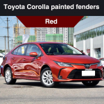 Toyota Corolla Tarvikud E210 ~2023 4x Auto Poritiivad K&uuml;psetusv&auml;rv Poriklapid Tiiva Kaitse Porikaitse Splash punane