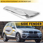 1 tk kroomitud poritiiva embleemi liist BMW X3 2015-2017 X4 F25 F26 paremale poole EXV