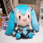 Anime Originaal Miku Fufu Pehmed M&auml;nguasjad Eriv&auml;ljaanne Kollektsioon SEGA Hatsune Miku Sibulakujulised t&auml;idisnukud M&auml;nguasjad Laste S&uuml;nnip&auml;evakingitused 25cm blue
