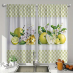 2 tk k&ouml;&ouml;giviljade prindiga kardinat, sobib magamistoa, elutoa, k&ouml;&ouml;gi kaunistamiseks, kodukaunistuseks, akende kaunistuseks 100*130 Rod Pocket 1pcs gray