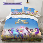 &Uuml;kssarviku Akadeemia Muster Voodipesu Tekikott Padjap&uuml;&uuml;r Kodu Dekoratsioon Kingitus (1 * tekikott + 2 * padjap&uuml;&uuml;r, ilma t&auml;idiseta) 135x200cm