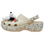 Crocs Peanuts X Classic Platform Clog Vabaaja klounid Naiste klounid Beež 212118-90H 34-35