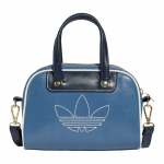 Adidas Originals Trefoil Br&auml;ndi Spordikotid Vabaaja Eesmise Logoga T&otilde;mblukuga Bowlingukott Crossbody K&auml;ekott Mini Naiste Kotid Tindi-sinine JC5691 Ink Blue,Mini