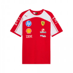 Puma Scuderia Ferrari Hp Replica Series &Uuml;mmarguse kaelusega l&uuml;hikeste varrukatega T-s&auml;rk Unisex Topid 713831-01 L