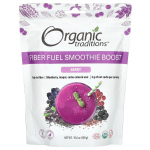 Organic Traditions, Fiber Fuel Smoothie Boost, Marja, 10,6 untsi (300 g)