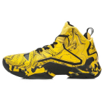 Li Ning Power 2 Basketball Shoes Men's High top Yellow/Black ABAK035-6 41
