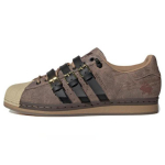Adidas Melting Sadness X Adidas Originals Superstar Karoro Hole 'Brown Black Creamyellow' H06344 36⅔