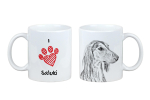 Saluki, Persian Greyhound, Arabian hound, Gazelle hound I - cup with a dog, cute cup with graphics, a gift with your photo from the Art-Dog brand