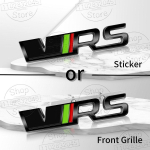 Metallist Autokleebised VRS Logo Octavia 2 3 Kamiq Kodiaq Karoq RS Superb Fabia Rapid Favorit VRS Embleem M&auml;rk Tarvikud Grille
