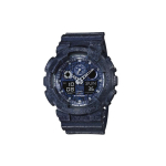 CASIO Meeste vedelkristall/analoog kahekordse n&auml;iduga seeria Sinine kell GA-100CG-2A GA-100CG-2A Blue Dial