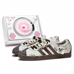 Adidas VL COURT 2.0 Skateboard Shoes Unisex Low top Beige/Brown HQ1802(Team202--BOX) 35⅔