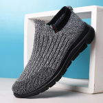 Vabaaja tossud meestele pehme tallaga matkamiseks elastsed sokid v&otilde;rgust hingavad kerged platvormiga laisad jooksujalatsid T&ecirc;nis Masculino 46 must