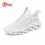 YRZL Meeste Vabaaja Tossud V&otilde;rkjas Hingav Jooksuking Paeladega V&auml;li Meeste Jalutuskingad Mugavad Suured Suurused 39-48 Meeste Jalan&otilde;ud 39 valge