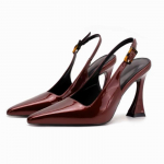 Naiste stiletosaandalid Kevad Uus Terav Ots Madal Suu Metallpandlaga Libisemiskindlad K&otilde;rged Kontsad 35