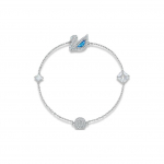 Swarovski Swan seeria sinise tooniga kristallidega naiste k&auml;ev&otilde;ru 5521473 Box (Random Color)