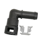 15.82 female connector Fuel pipe joint auto Fuel line quick connector connect pipe with 16mm inner diameter 1pc gray