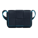 Bottega Veneta Cassette Kootud Disain Reguleeritav &Otilde;larihm Vasikanahast &Otilde;lakott Meeste &otilde;lakott Tume Sinine 710139V1Q718834 Shopping Bag Set(Basic Set+Shopping Bag)