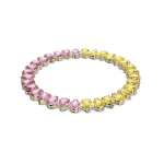 Swarovski Millenia kahev&auml;rvilise disainiga kristallkaelakee Naistele kaelakee Roosa Kollane 5616734 Pink/Yellow-Box