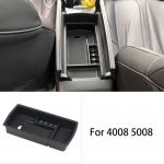 1 TK Peugeot 4008 5008 GT 2017 2018 2019 2020 Autode Keskkonsooli K&auml;etoe Panipaigukarp Salongi Lisatarvikud must