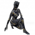 Naiste Must Panter Bodysuit Halloweeni Cosplay Kost&uuml;&uuml;m 120CM