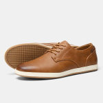 Meeste tossud Moekad mugavad nahast kingad meeste vabaaja kingad tossud kingad mees lamedad sandaalid toss kingad mees 39-50 43 brown