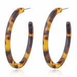 Vintage Leopard &Uuml;mmargused Atsetaathappest Lehtedest K&otilde;rvar&otilde;ngad Naistele Suured Minimalistlikud Ringid Akr&uuml;&uuml;lk&otilde;rvar&otilde;ngad Uued Boho Ehted