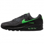 Nike Air Max 90 V&otilde;rk, Nahk Kulumiskindel Madalad Jooksukingad Meeste Must Roheline DM0029-015 42.5