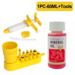 K&otilde;rge j&otilde;udlusega jalgrattapiduri mineraal&otilde;li - 60 ml/2 untsi - Shimano ja Tektro h&uuml;draulilise piduris&uuml;steemi &otilde;litamise t&ouml;&ouml;riistakomplekt 1PC-60ML TOOLS